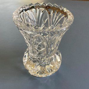 Vintage Depression Glass/Crystal Candlestick Holder 3"